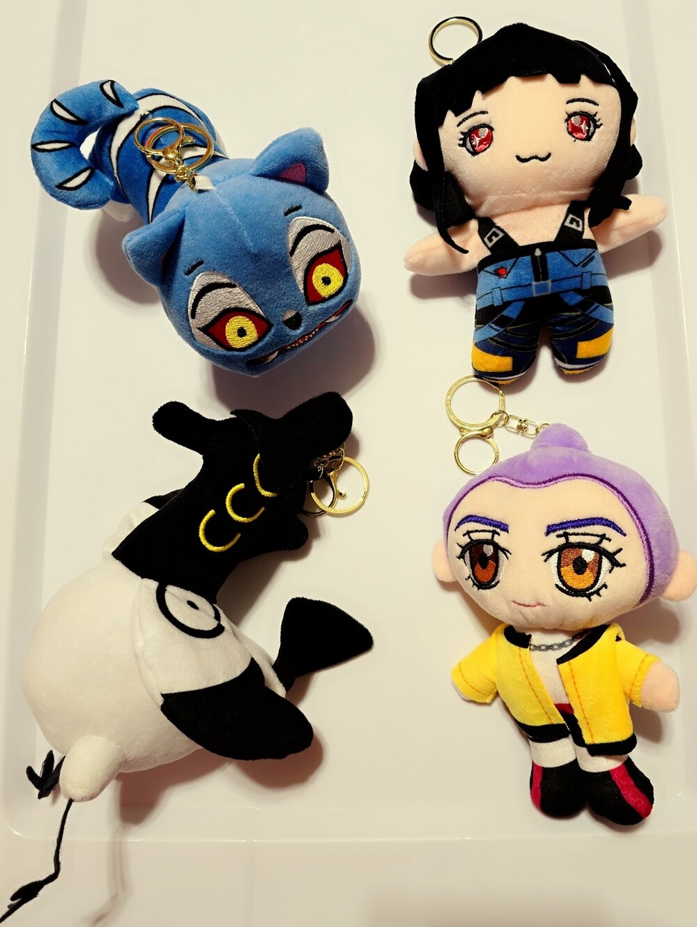 4-Plush K-Pop Demon Hunter Huntrix Keychain